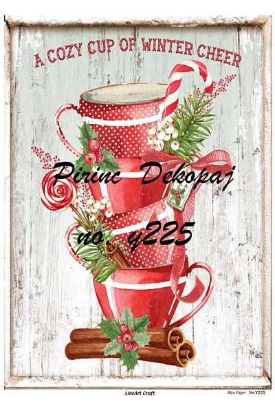 LİNEART LineArt Brass Decopage Paper LA-Y225