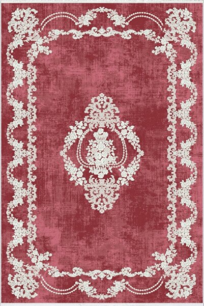 10 Post Online Runner Classic Burgundy Anti Slip Cut Washable Thin Digital Printing Hallway Carpet