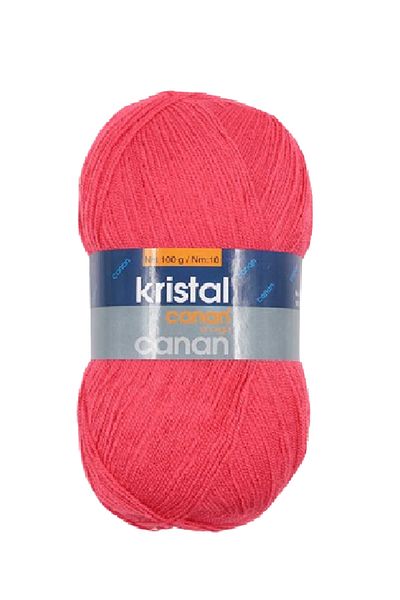 canan Crystal Knitting Thread Machine Orlon Double Layer Thread Vest Blanket Jacket Fiber Fuchsia Ck-147