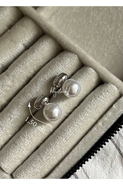 KİLİGİSTANBUL ELEGANT PEARL KÜPE 1,50 CM