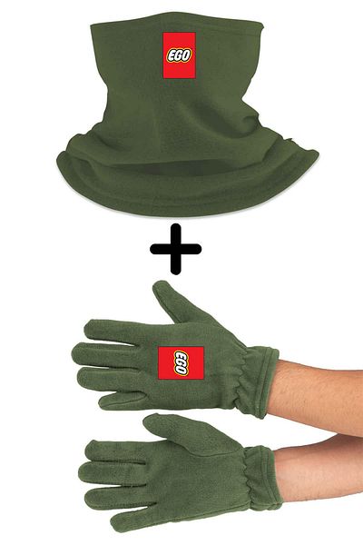 herotasarım Σετ γάντια Ego Neck Collar - Beanie bll4704