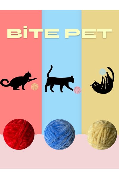 bite pet 4 قطع من كرات لعب القطط