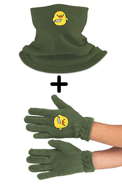 herotasarım Σετ γάντια Chick Beanie - Κολάρα λαιμού bll4885