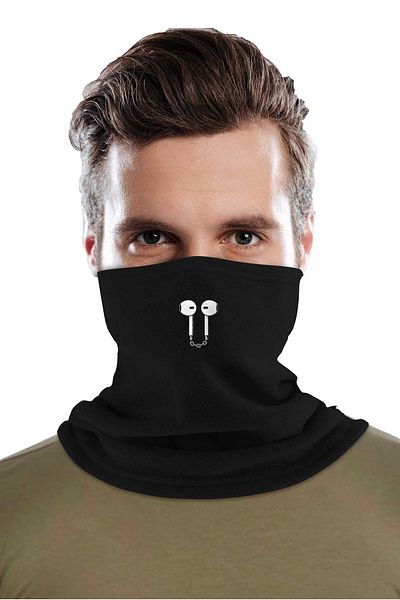 herotasarım Set mănuși Beanie - Detaliu căști și guler pentru gât bll4617