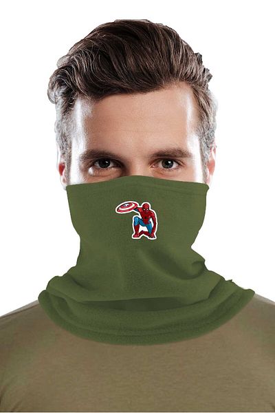 herotasarım Super Hero - Σετ γάντια μπερέ με γιακά λαιμού bll4615