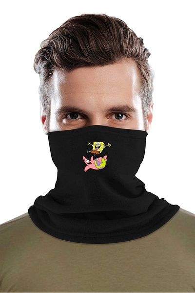 herotasarım Set de mănuși Bob Neck Collar Burete Beanie - BLL4776