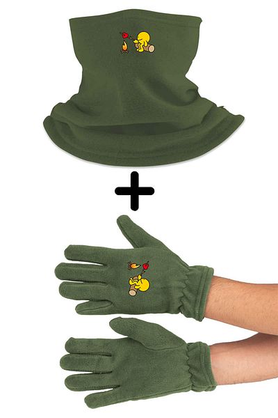 herotasarım Beret Gloves Set - Guitar Neck Collar bll4506