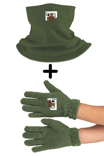 herotasarım Σετ γάντια και γιακάς λαιμού κάρτας Beanie - Bll4420