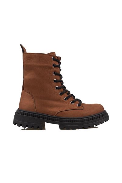 Trend Adımlar Γυναικείες μπότες Tan Faux Nubuck