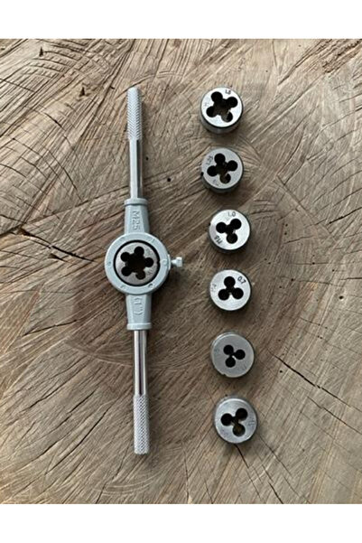 Mert KOLLU PAFTA SETİ METRİK CİVATAYA DİŞ AÇMA SETİ 8PCS