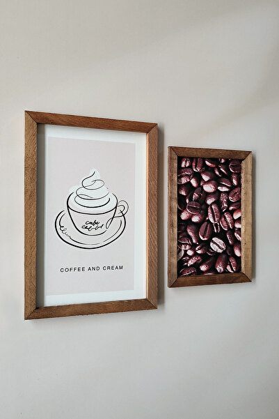 Wooden Factory Coffee Corner Set of 2