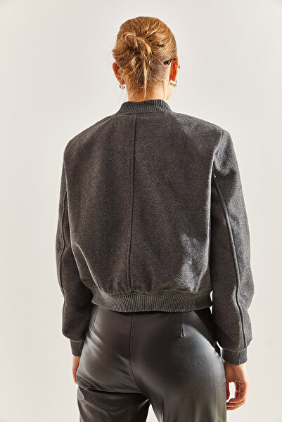 Bianco Lucci Dámská bunda Big Pocket Stamp Bomber