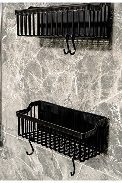 Tinsmith 2'li Çok Amaçlı Plastik Raf Düzenleyici Duş Rafı Mutfak Rafı Her Ala...