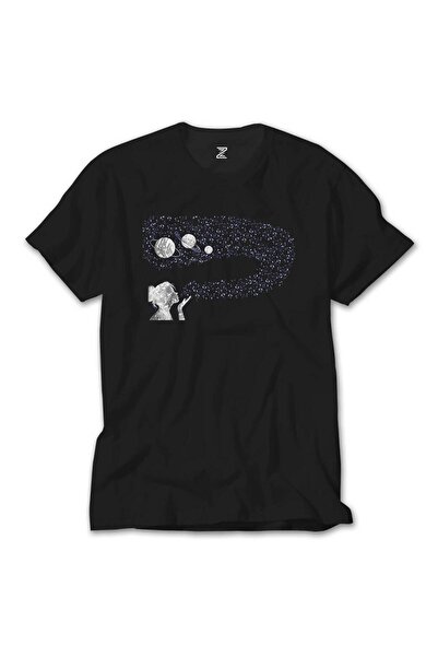 Z zepplin Tricou negru pentru femeie Galaxy