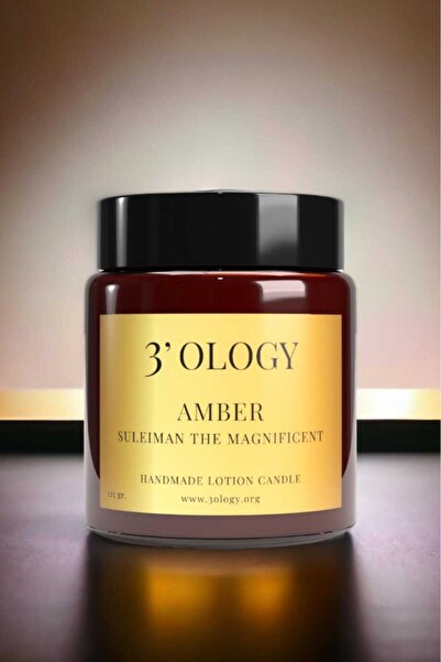 3'OLOGY Aromaterapi Masaj Yağı Mumu Amber 125gr