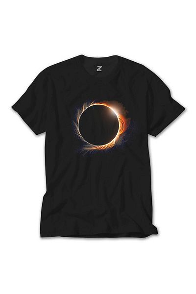 Z zepplin Solar Eclipse Black T-Shirt
