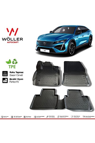 wöller Peugeot 408 Paspas 2023 Sonrası 3d Havuzlu Wöller Paspas