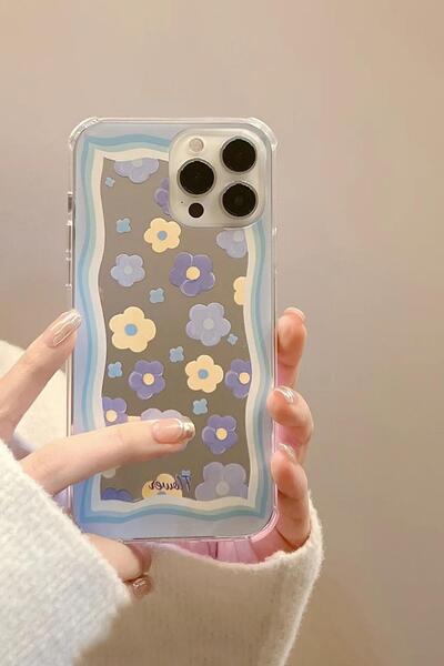 Buka Shops Bahar Çiçekleri Aynalı Iphone 11 Uyumlu Telefon Kılıfı