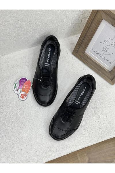Forelli HEFA 21306 HAKİKİ DERİ ORTOPEDİK HALLUX AYAKKABI KADIN