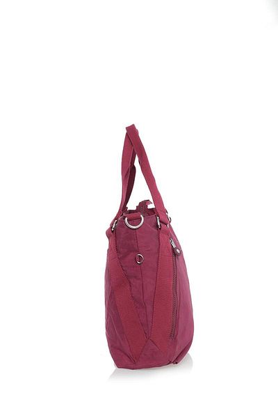 ÇÇS Geantă de umăr și crossbody cu buzunar frontal 16691-bordeau 015