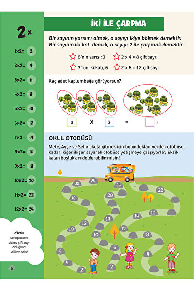 Dikkat Atölyesi Yayınları Yedi Günde Çarpım Tablosu 7/24