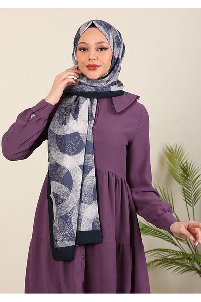 hijabchi Σειρά δαχτυλιδιών με μοτίβο Medine Silk Shawl - Νέες συλλογές |   Καπνιστό