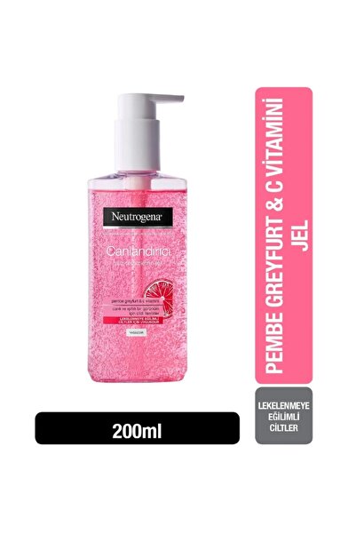 Neutrogena Canlandırıcı Yüz Yıkama Jeli Pembe Greyfurt 200 ml