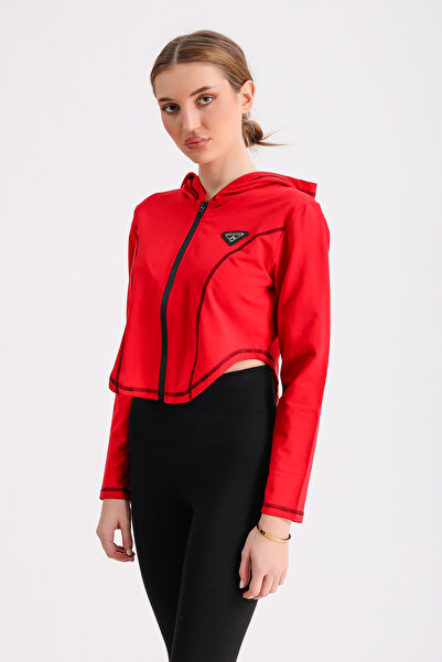 WESTBRAND Oval Etek Karyokalı Crop Ceket