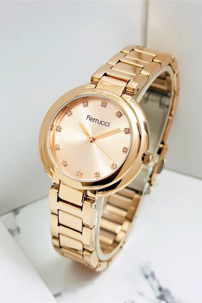 Ferrucci New Season Round Case Women's Wristwatch