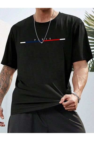 MOONBULL Μπλουζάκι με στάμπα Paris Oversize
