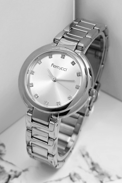 Ferrucci Yeni Sezon Yuvarlak Kasa Kadın Kol Saati