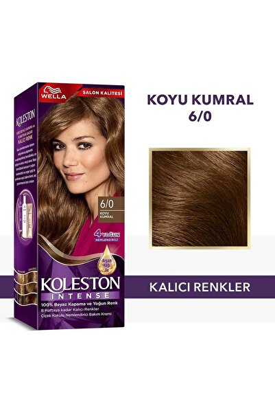Wella Βαφή μαλλιών Koleston Intense 6/0 Dark - Ποιότητα κομμωτηρίου 2x