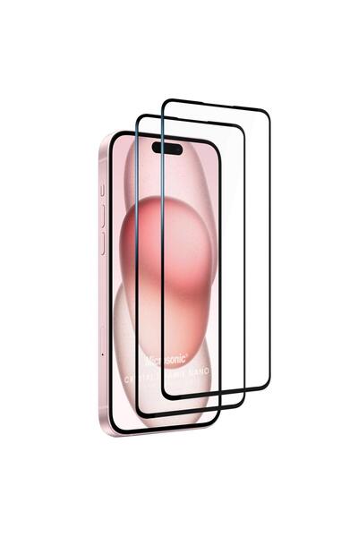 Microsonic Apple iPhone 15 Plus Crystal Seramik Nano Ekran Koruyucu Siyah (2 ...