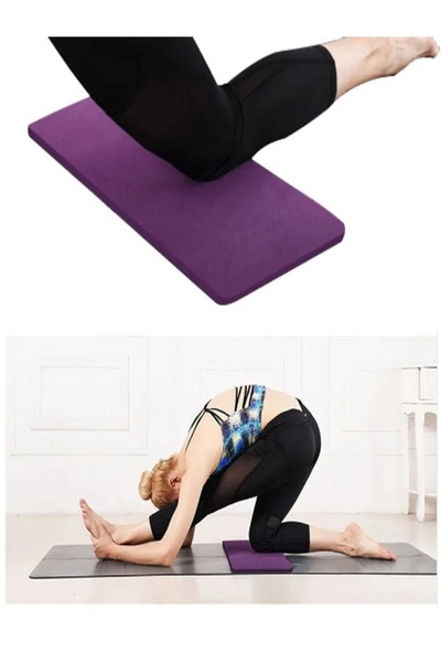 Clifton Yoga Diz Dirsek Destek Yastığı Kaymaz Mat (6 Mm Mor)