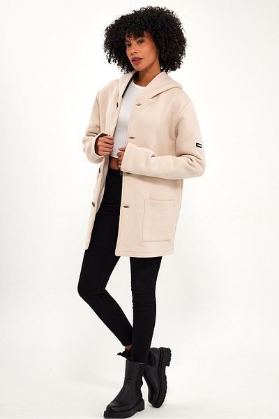 ALEXANDERGARDI Hooded Oversize Cardigan with Ribbon Inside (E23-60703)