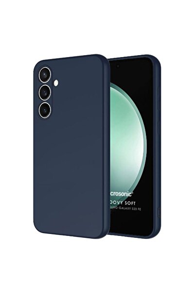 Microsonic Samsung Galaxy S23 FE Kılıf Groovy Soft Lacivert