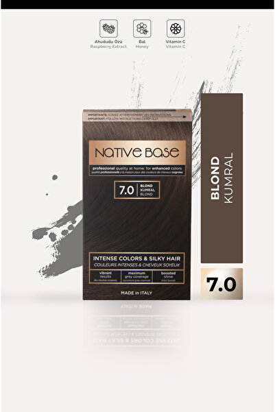 Native Base Ev Kiti Saç Boyası 7.0 Kumral