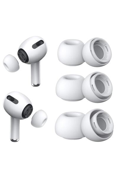 Microsonic AirPods Pro için  Uyumlu Kulaklık Uçları - 6 set (XS/S/L)