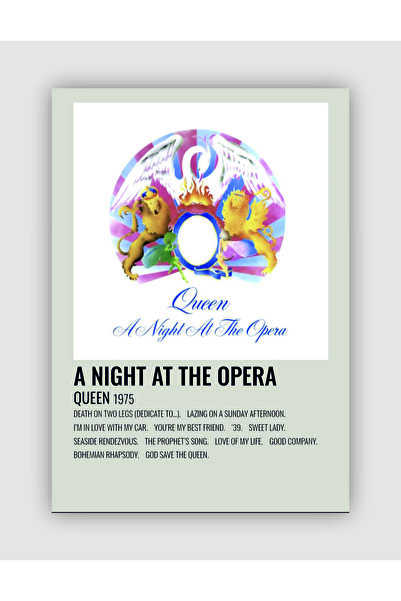 QUEEN A Night At The Opera K-pop Wall Poster - Wall Decor - Thick Paper - Frameless