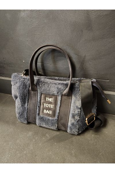 Mercan Stores Tote Plush Adjustable Strap Hand and Shoulder Bag