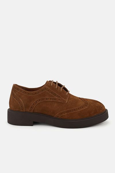 TUNAELLİ PANTOFI OXFORD DE PIELE NATURALĂ TABAN TABAN DE PIELE TABAN