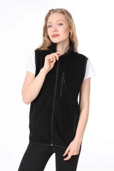 Vio Belle Women's Multi-Pocket Outdoor Fleece Vest
