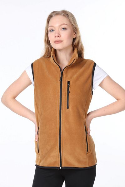 Vio Belle Women's Multi-Pocket Outdoor Fleece Vest