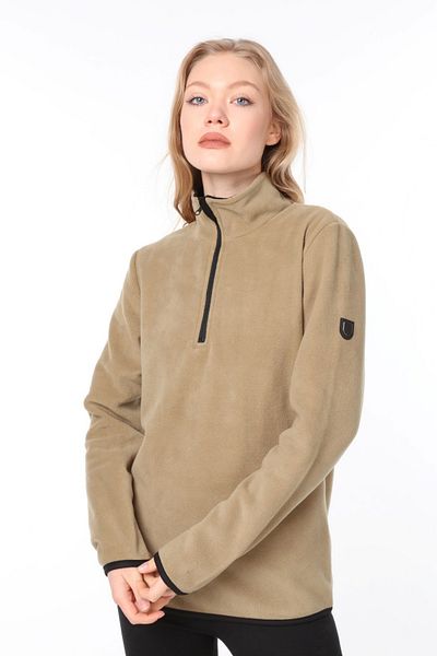 Vio Belle Women's Half Zipper Fleece Jacket