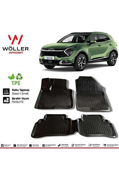 wöller Kia Sportage Paspas 2022 Sonrası 3d Havuzlu Paspas