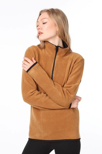 Vio Belle Women's Half Zipper Fleece Jacket