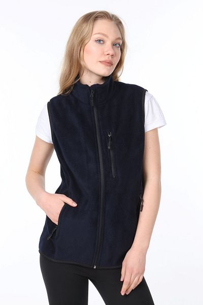 Vio Belle Women's Multi-Pocket Outdoor Fleece Vest