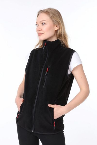 Vio Belle Women's Multi-Pocket Outdoor Fleece Vest