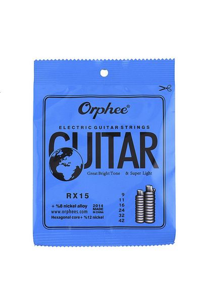 Orphee Rx15 Electric Guitar String Set 009-042