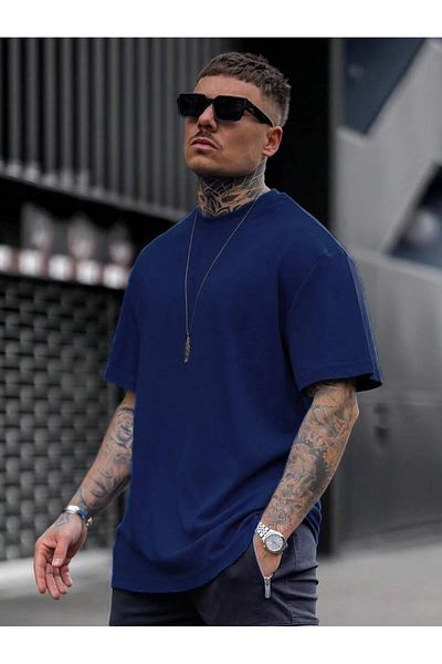 MOONBULL Pánské oversize jednoduché tričko